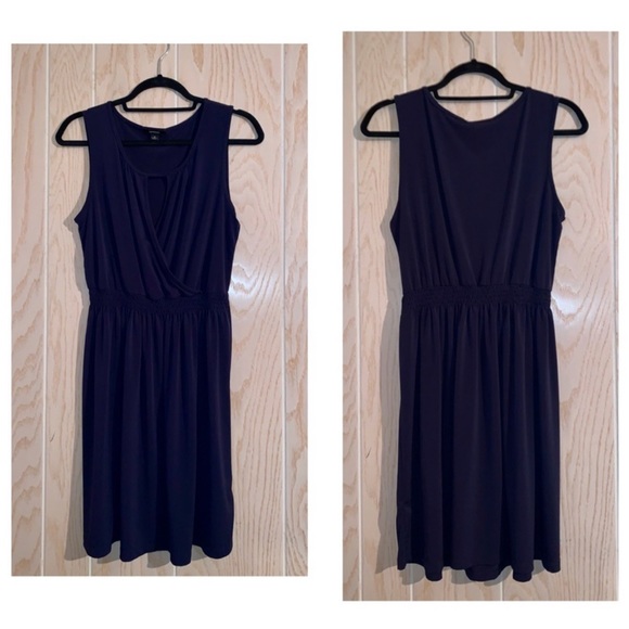 Espresso Navy Twist Dress - Picture 1 of 3